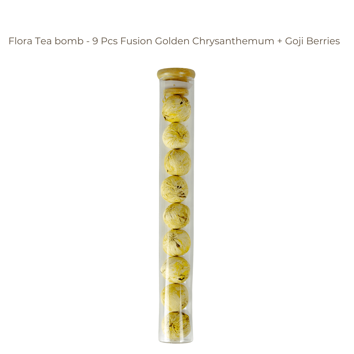 Fusion Yellow chrysanthemum + Goji berries