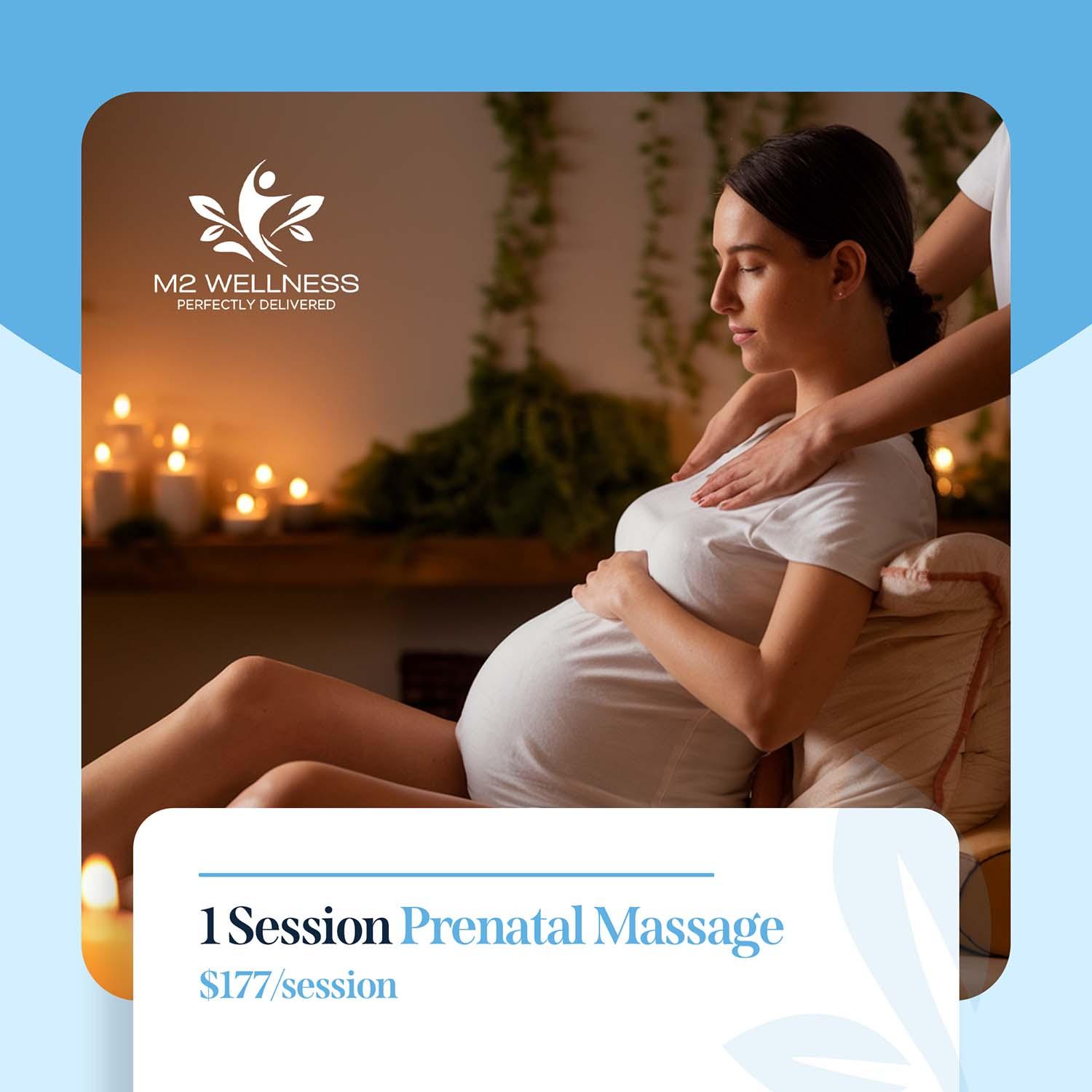 1 Session Prenatal Massage