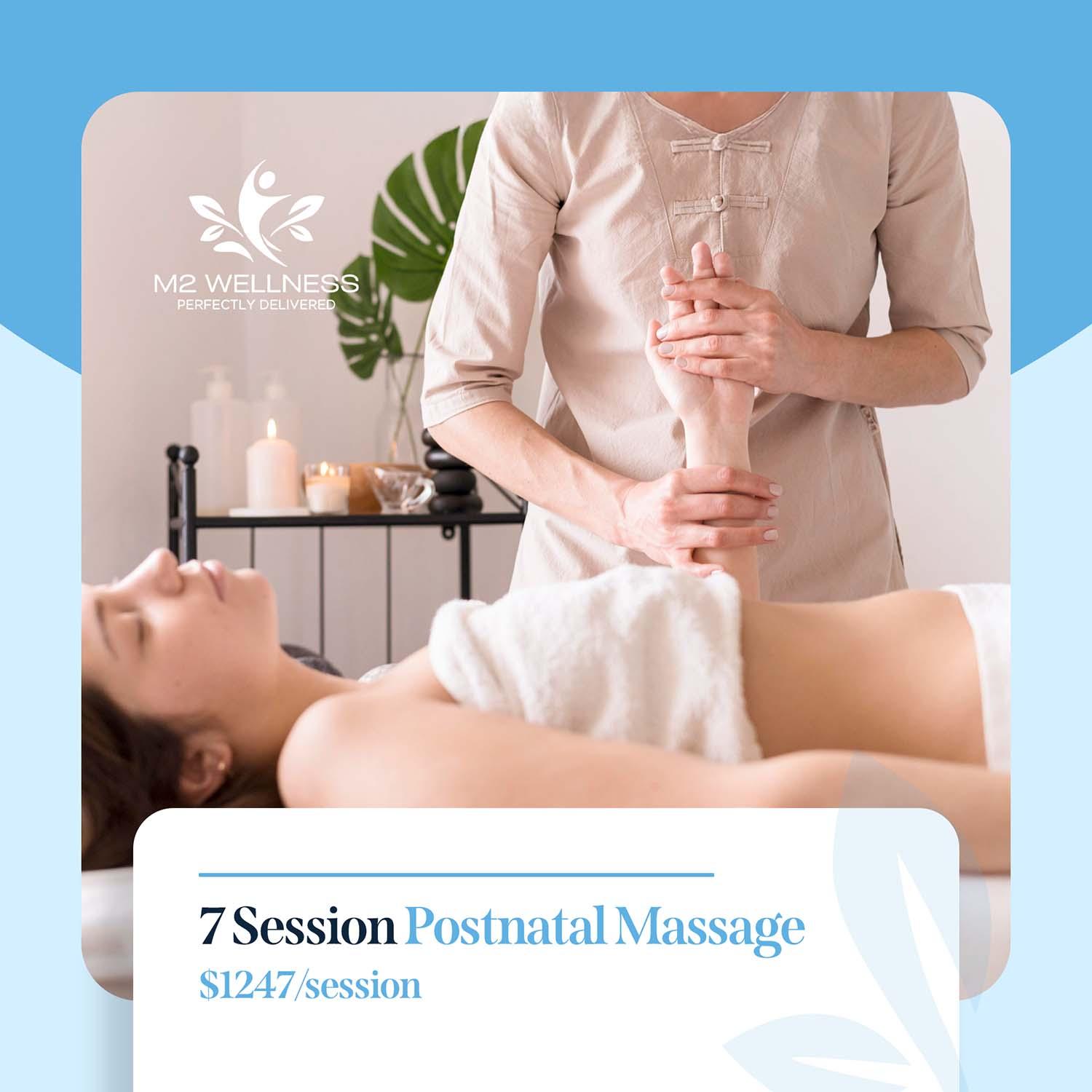 7 Sessions Postnatal Massage