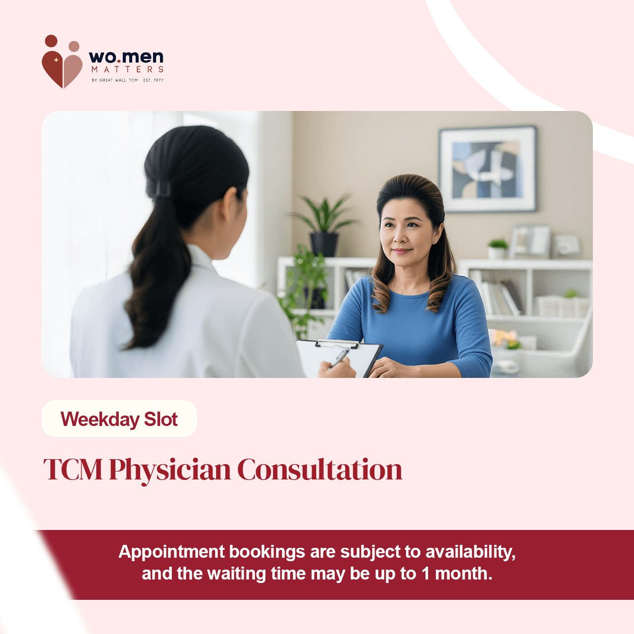 Weekday TCM Physician Consultation