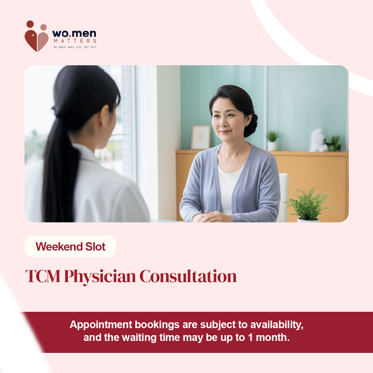 Weekend TCM Physician Consultation