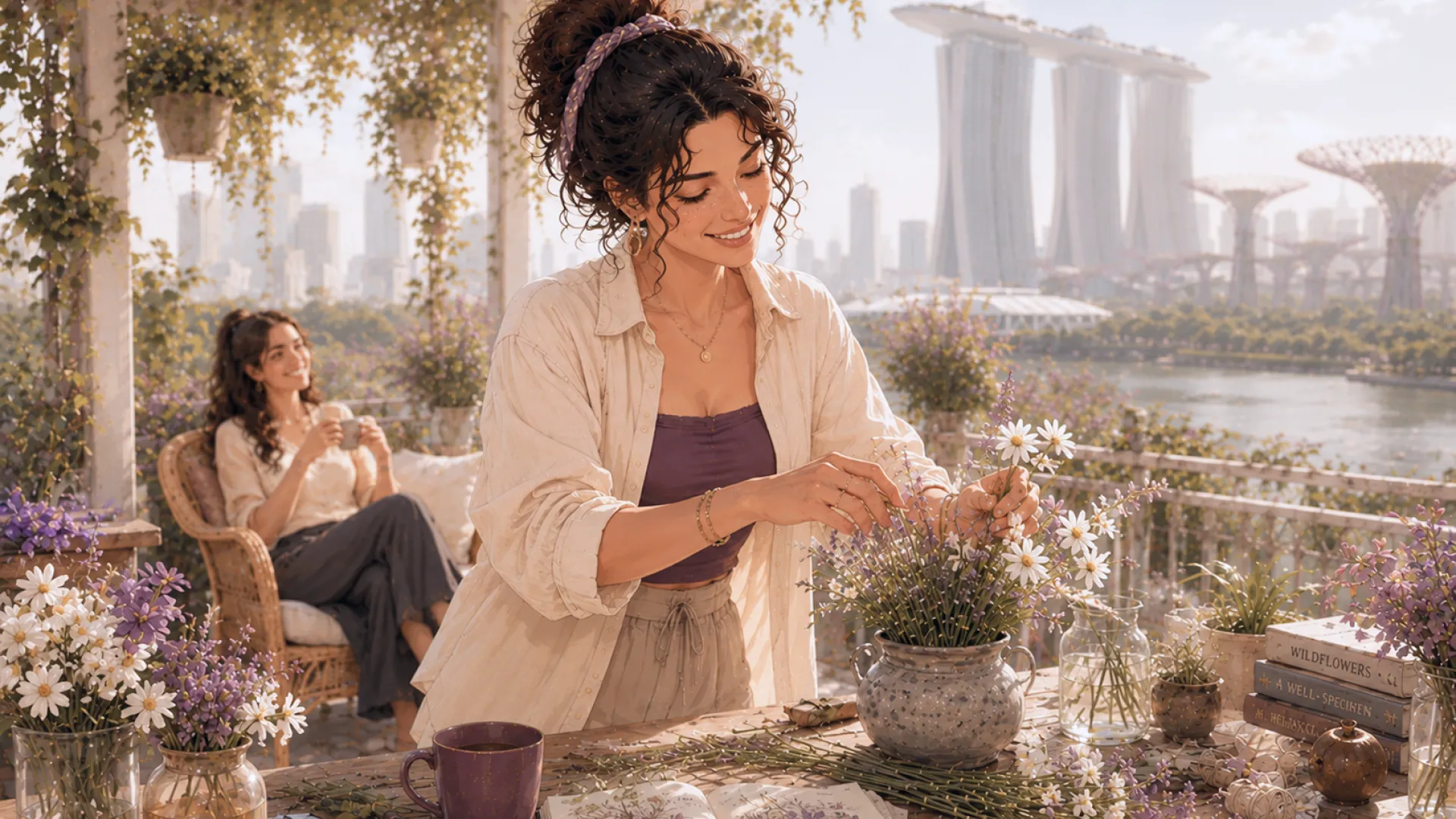 The Craft in one absorbed conversation rather than a crowded room