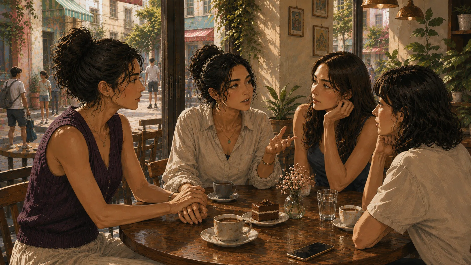 The Tide fully present in one long, deep conversation
