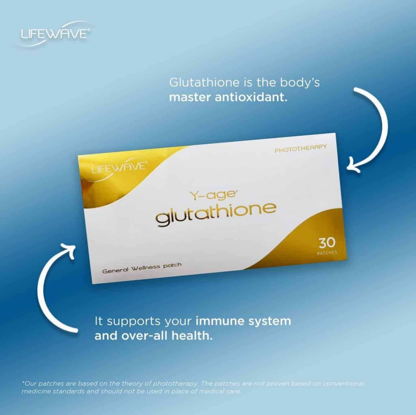 LifeWave Y-Age Glutathione Patches Patches (30 Patches